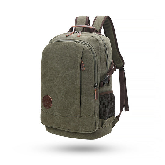 Wear-Resistant Washed Canvas Backpacks Multifunctional