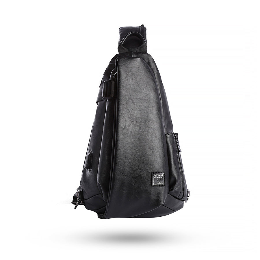Waterproof Pu Leather Messenger Bag