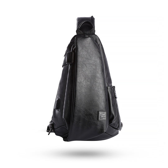 Waterproof Pu Leather Messenger Bag