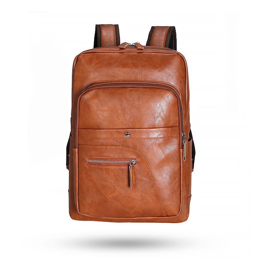 Business Versatile Leather Backpack