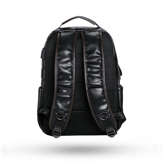 Leather Computer Teck Backpack