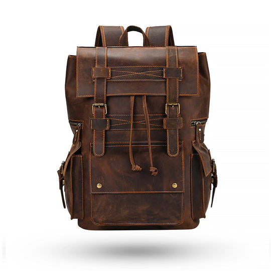 Leather Vintage Crazy Horse Backpack