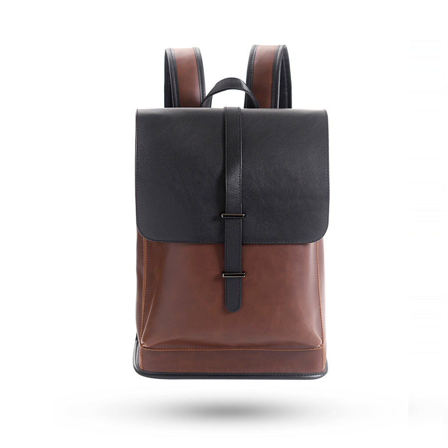 Retro Crazy Horse PU Leather Backpack
