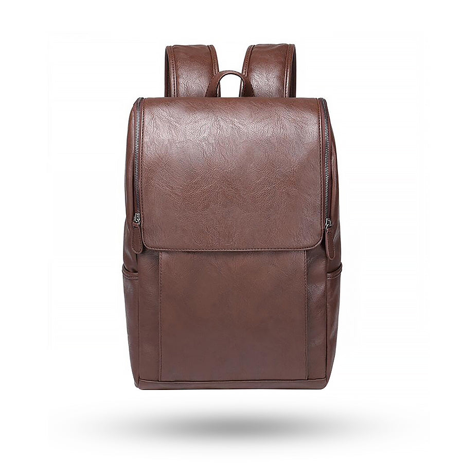British Style Leather Backpack