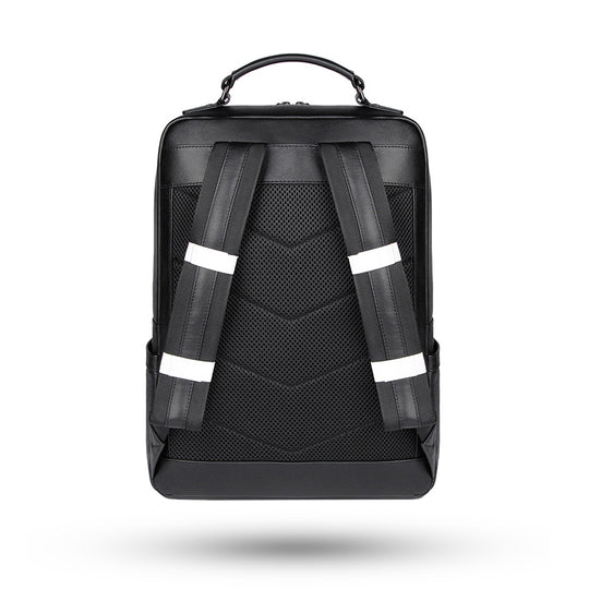 Buisness Leather Leisure Backpack